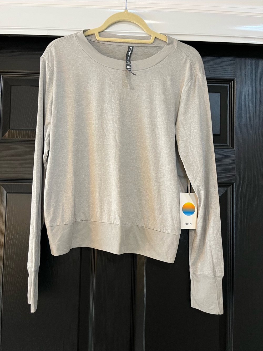 Vuori Lightweight Crewneck Sweatshirt - Silver Gray